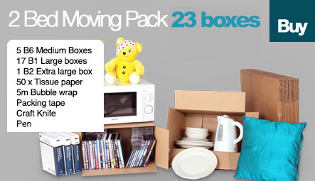 2 bed moving pack £30.00